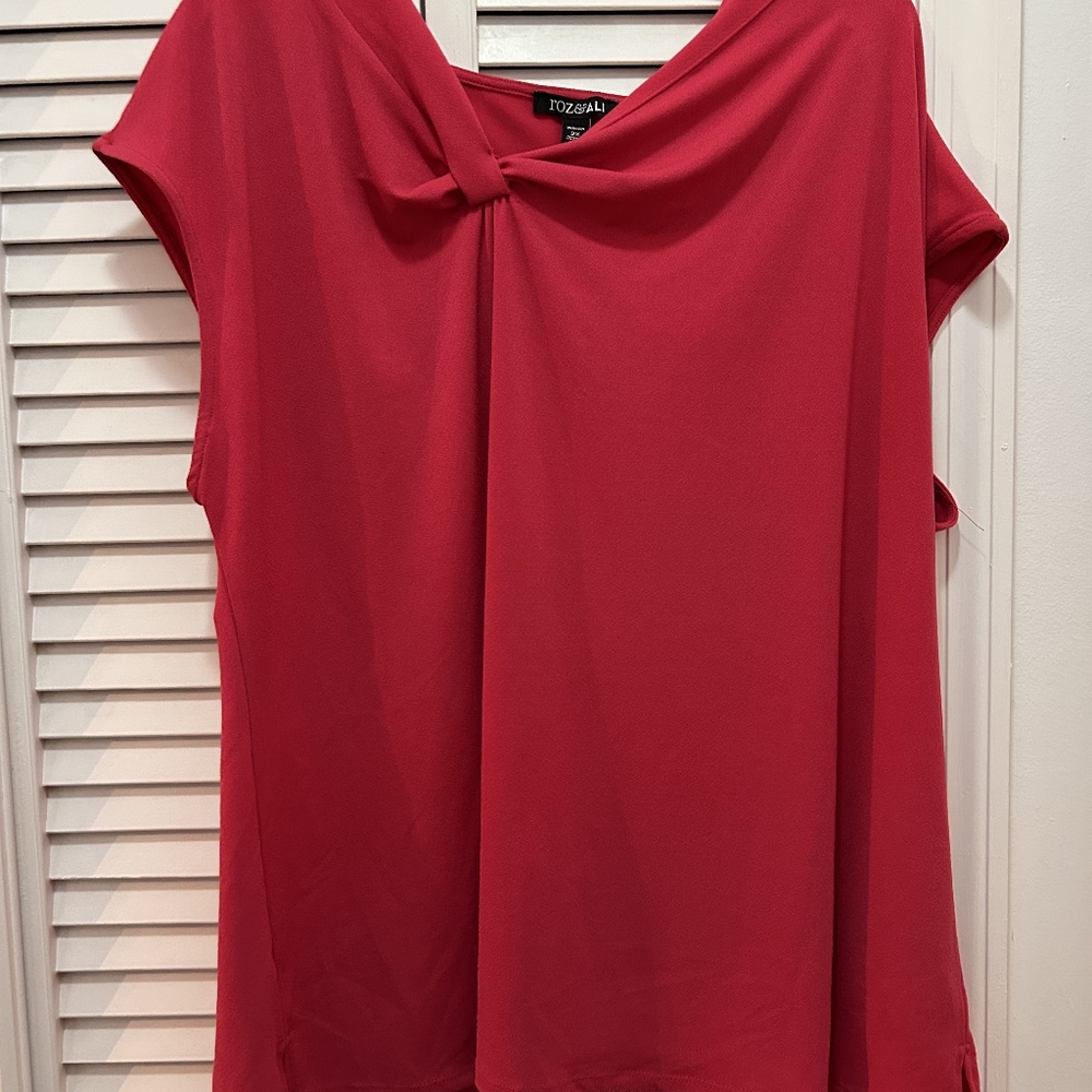 Roz & Ali Women's Pink Top